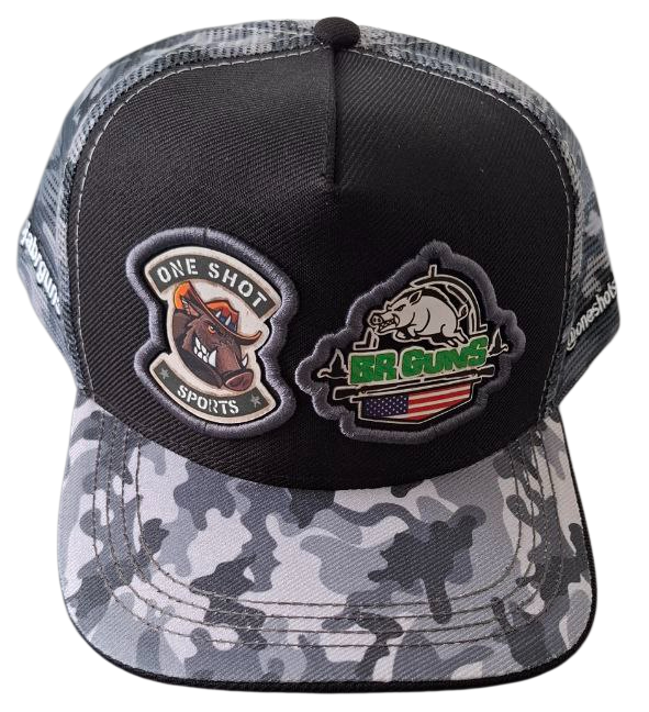 BONÉ TRUCKER MASCULINO - ONE SHOT SPORTS + BR GUNS