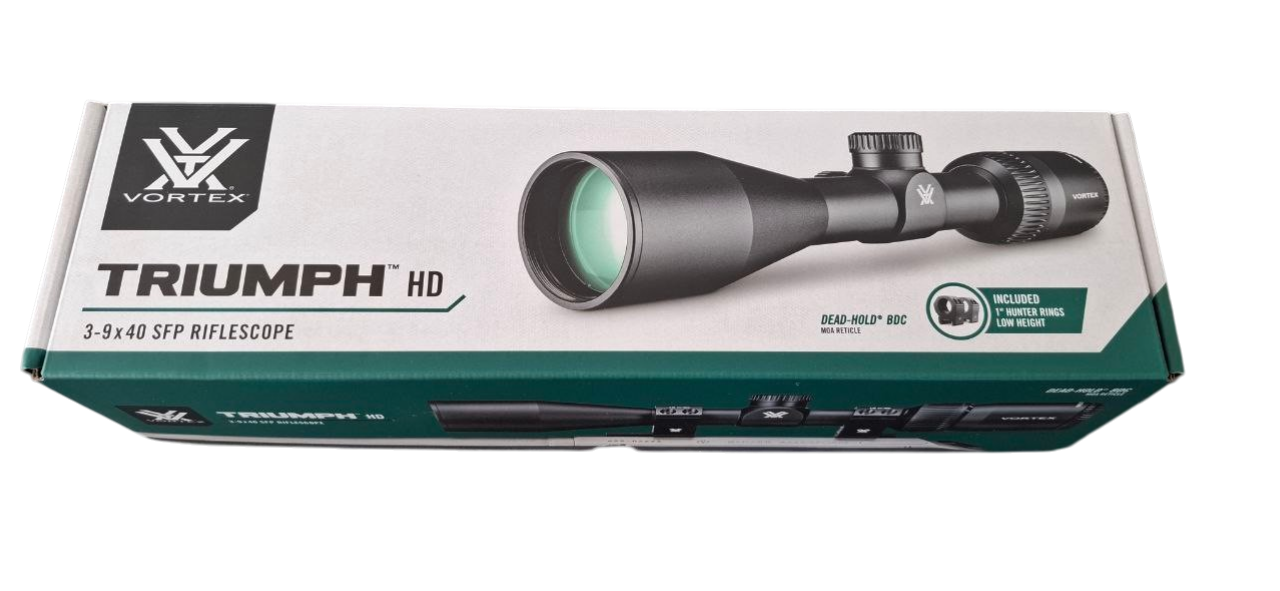 LUNETA VORTEX, MODELO TRIUMPH HD 3-9X40 SFP RIFLESCOPE - Imagem 7