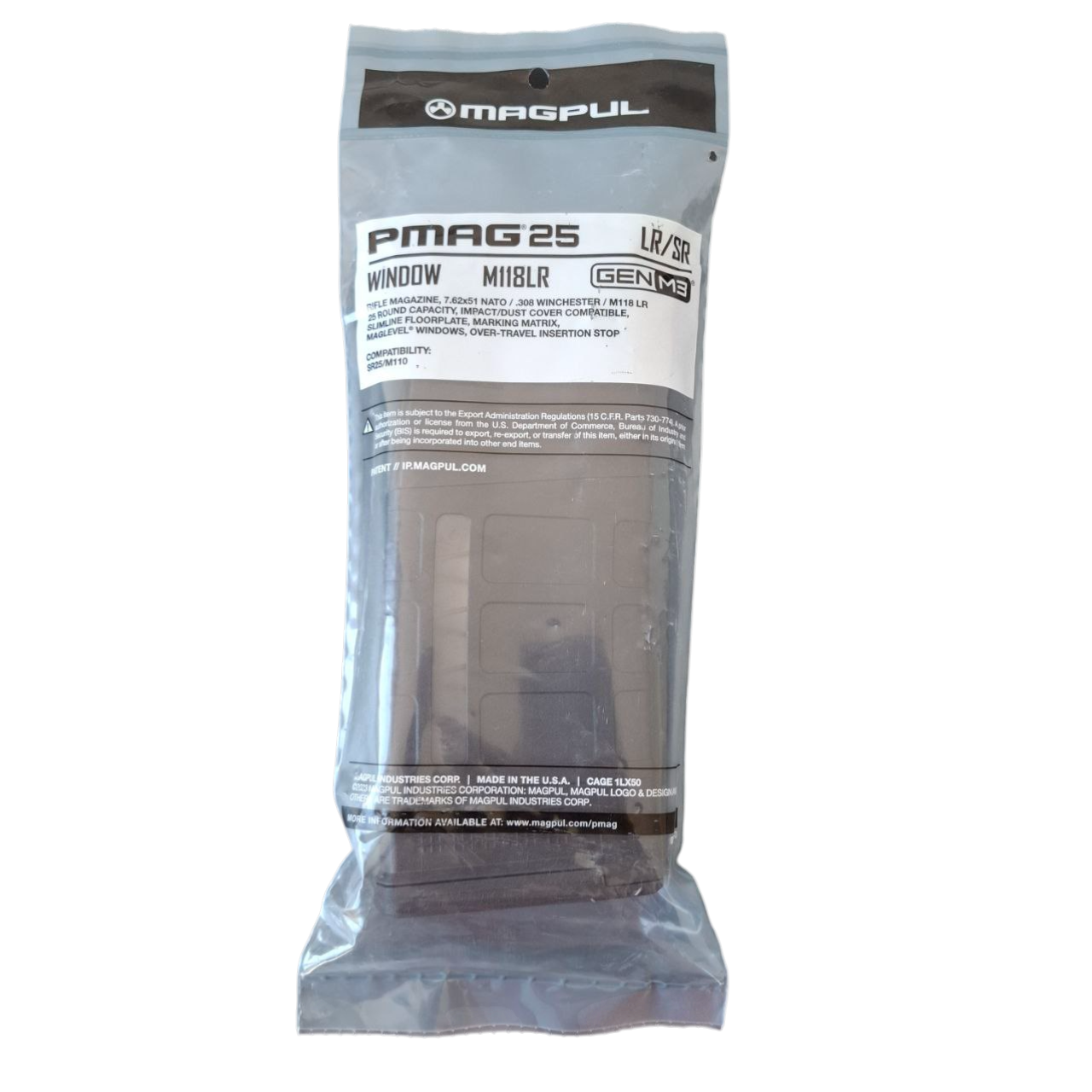 CARREGADOR MAGPUL LR/SR T10 PMAG M118LR GEN M3 .308 WIN/7.62X51 - 25 TIROS - Imagem 4